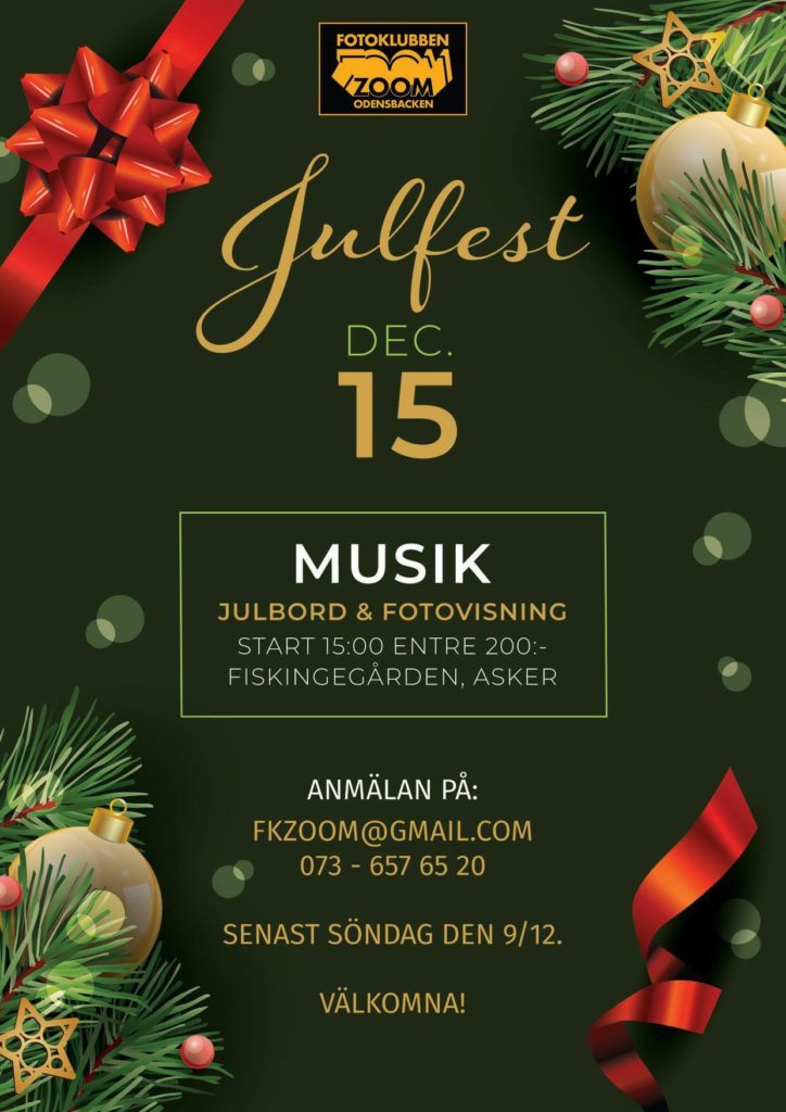 Julfesten 15/12-2018